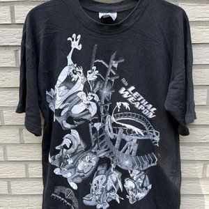 1998 Looney Tunes Ride Lethal Weapon t Shirt